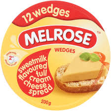 Melrose Cheese Wedges Sweetmilk 200g
