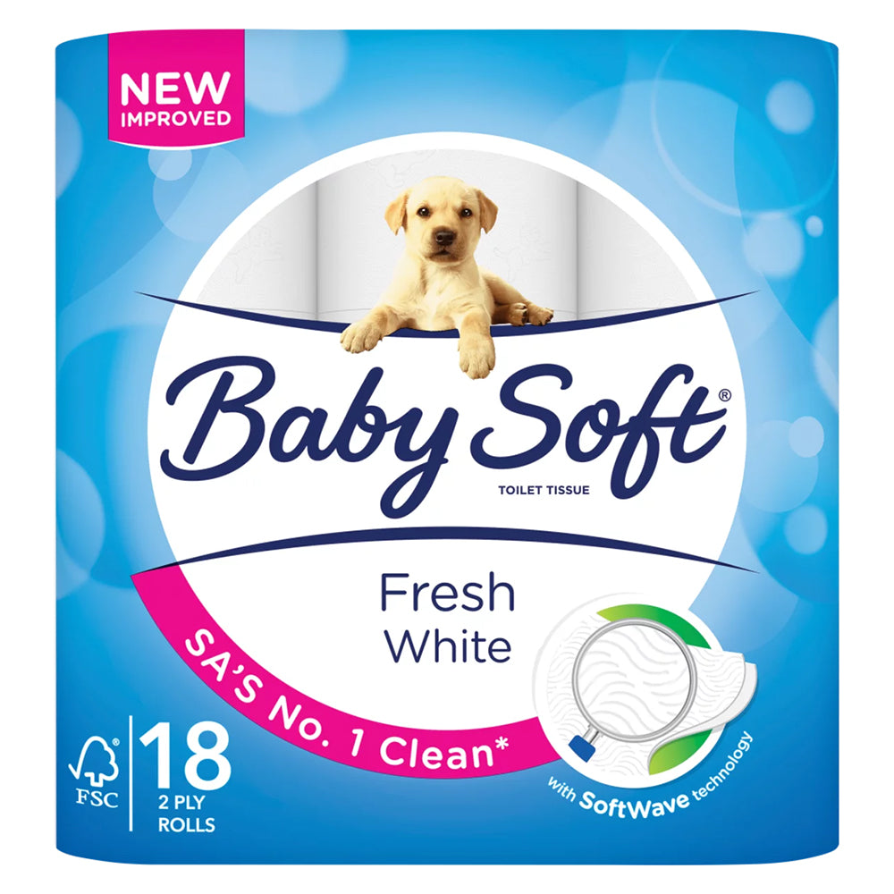 Buy Baby Soft 2ply Toilet Rolls 18 Pack Online