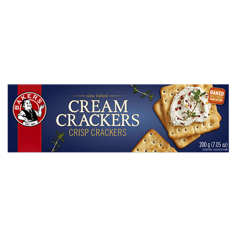 Buy Bakers Cream Crackers 200g online