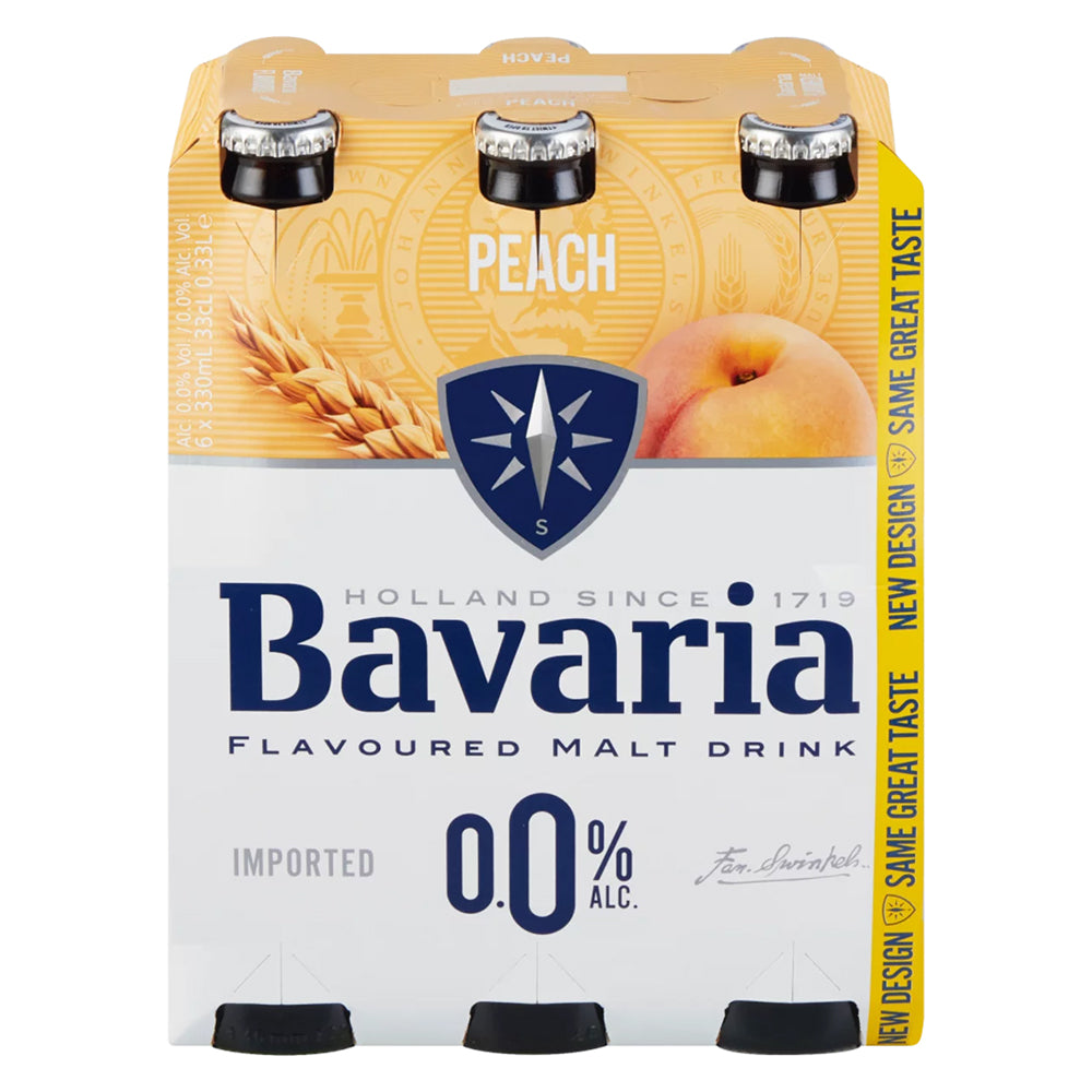 Buy Bavaria Holland Non Alcoholic Peach Malt Beer 6 Pack Online