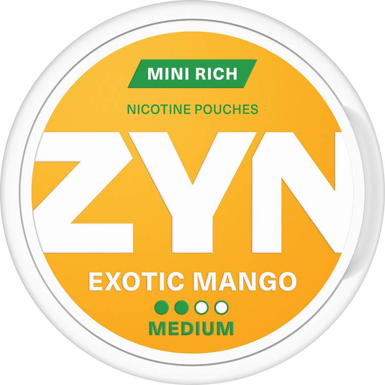 ZYN Mini Rich Nicotine Pouches - Medium 3mg - EXOTIC MANGO