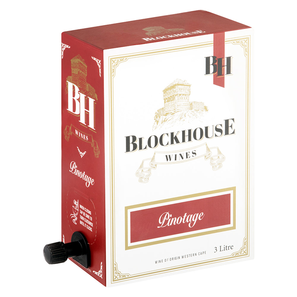 Buy Blockhouse Pinotage 3L Online