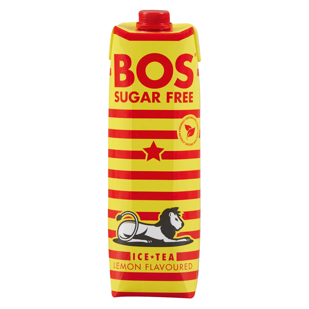 Buy BOS Ice Tea Sugar Free Lemon 1L Online