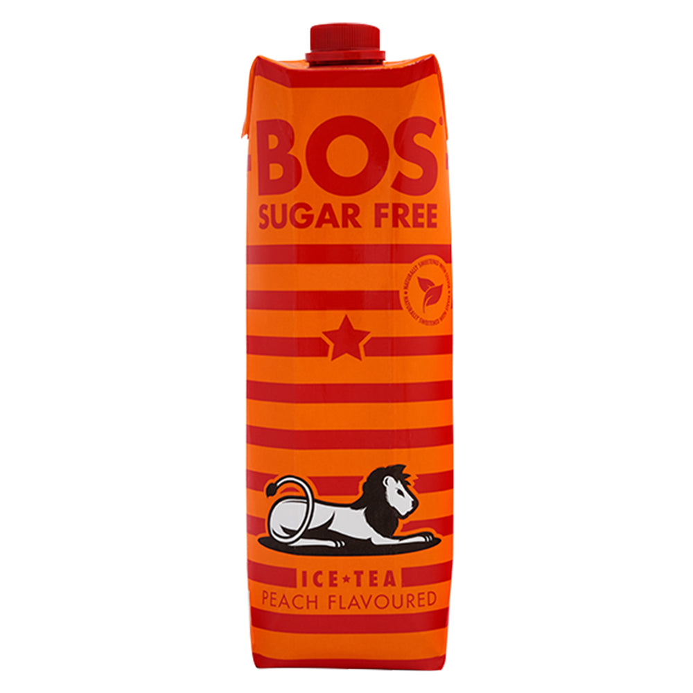 buy BOS Ice Tea Sugar Free Peach 1L online