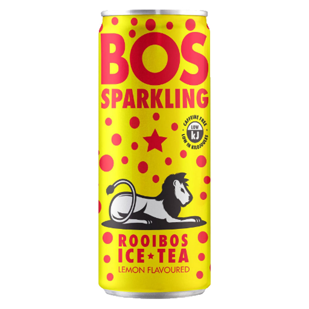 buy BOS Sparkling Ice Tea Lemon Can online
