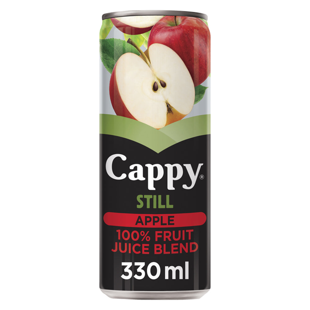 Buy Cappy Still Apple Fruit Juice 330ml Can 6 Pack Online