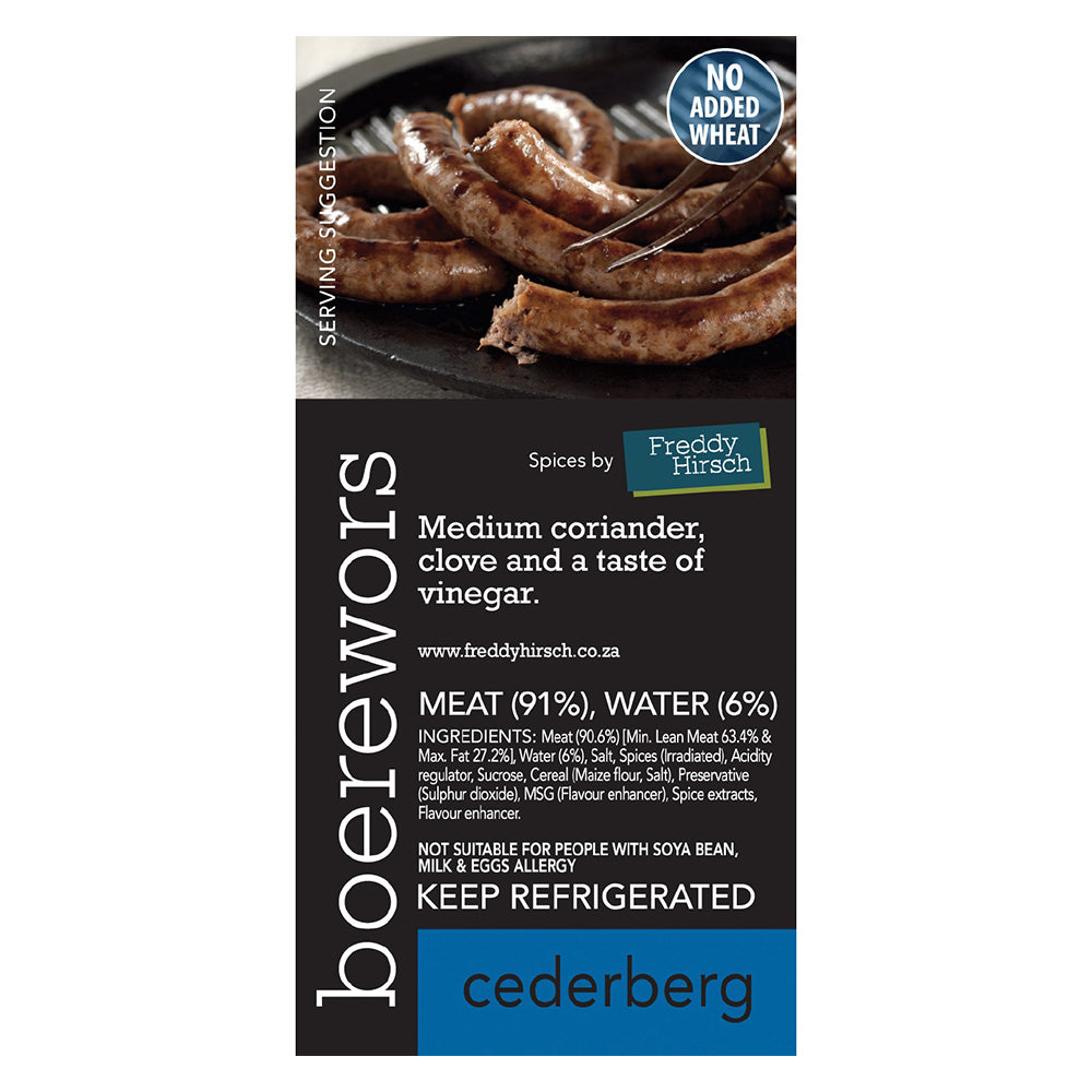 Buy Cederberg Boerewors 450g Online