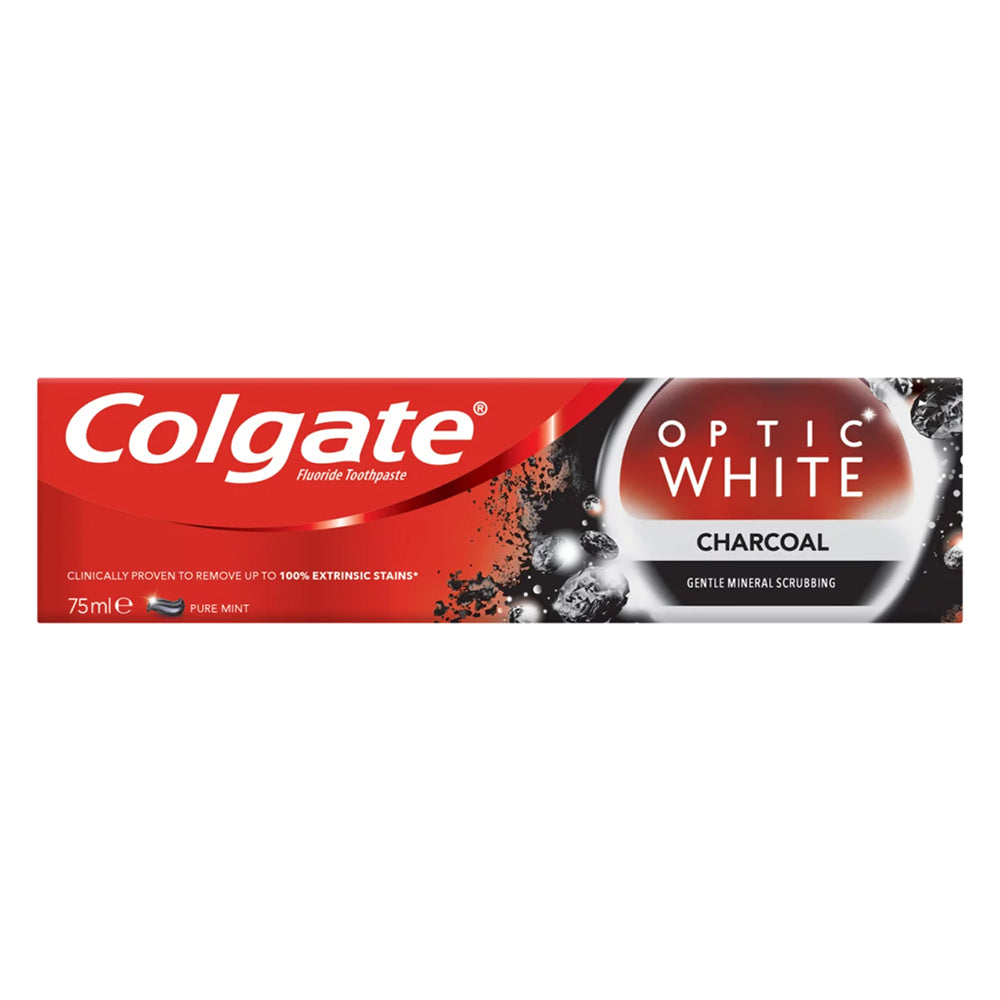 Buy Colgate Optic White Toothpaste Charcoal 75ml Online