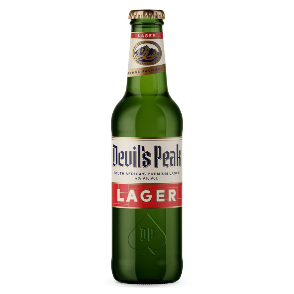 Devil's Peak Lager Beer 330ml 6 Pack