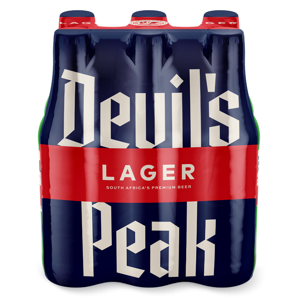 Buy Devil's Peak Lager Beer 330ml 6 Pack Online