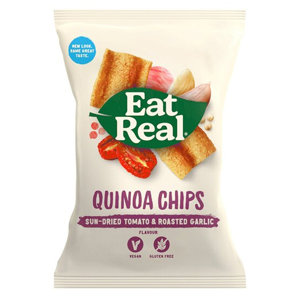 Buy Eat Real Quinoa Chips - Sundried Tomato & Roasted Garlic 30g Online