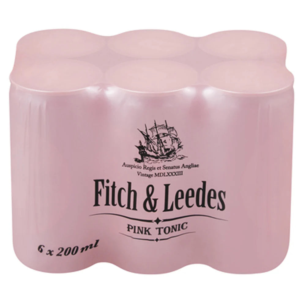 Fitch & Leedes Pink Tonic 200ml 6 Pack