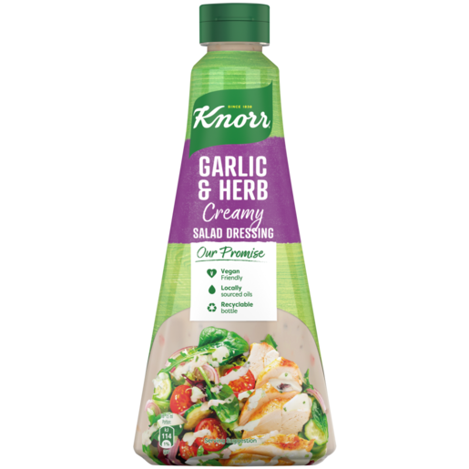 Knorr Salad Dressing Garlic & Herb 340ml