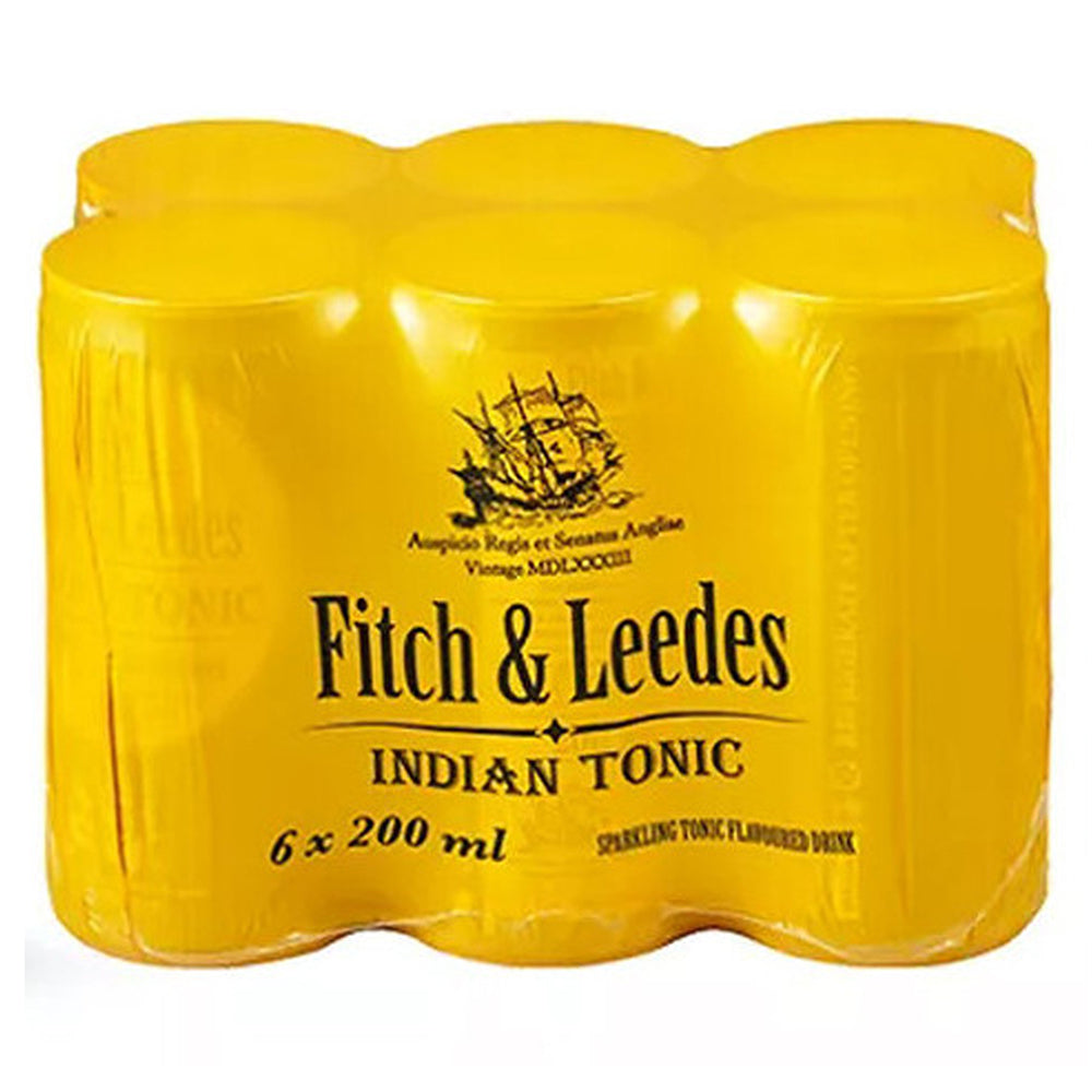 Buy Fitch & Leedes Indian Tonic 200ml 6 Pack Online