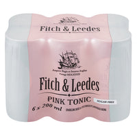 Buy Fitch & Leedes Sugar Free Pink Tonic 200ml 6 Pack Online