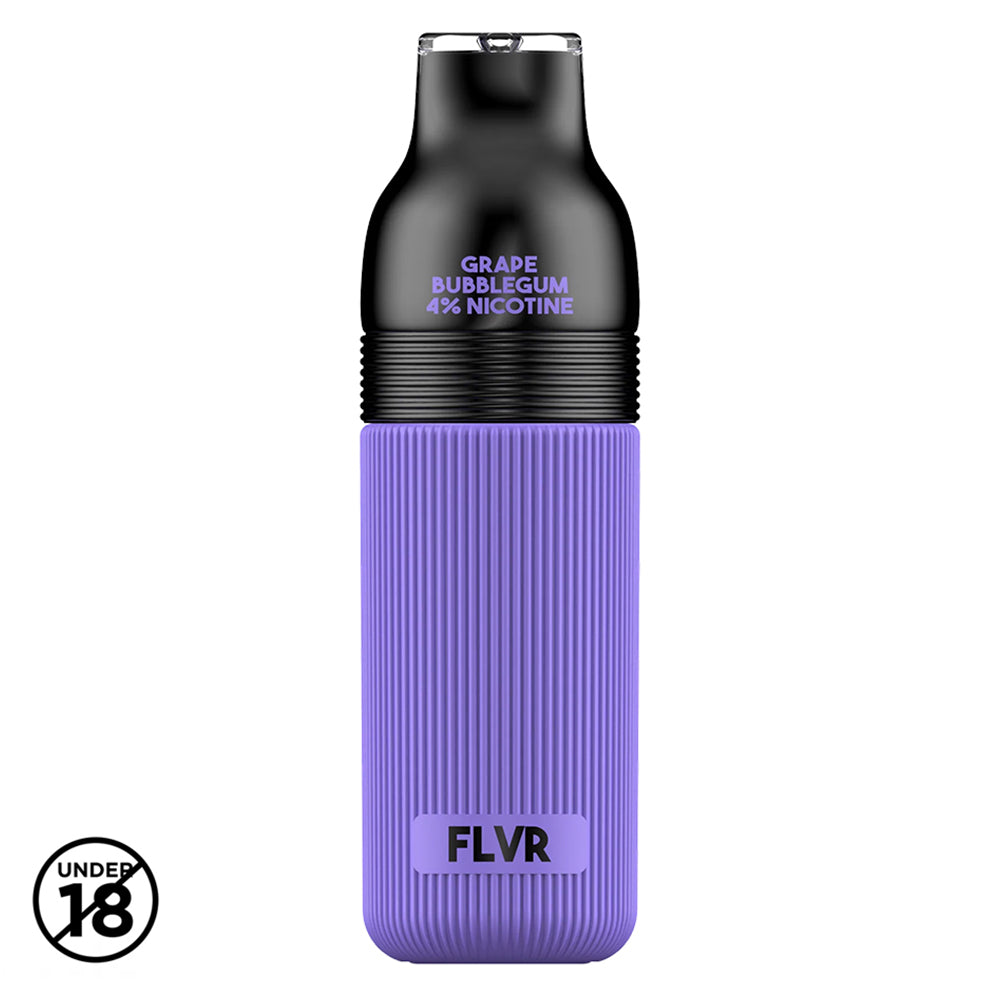 Buy FLVR Bar Disposable Vape - Grape Bubblegum 4% Online