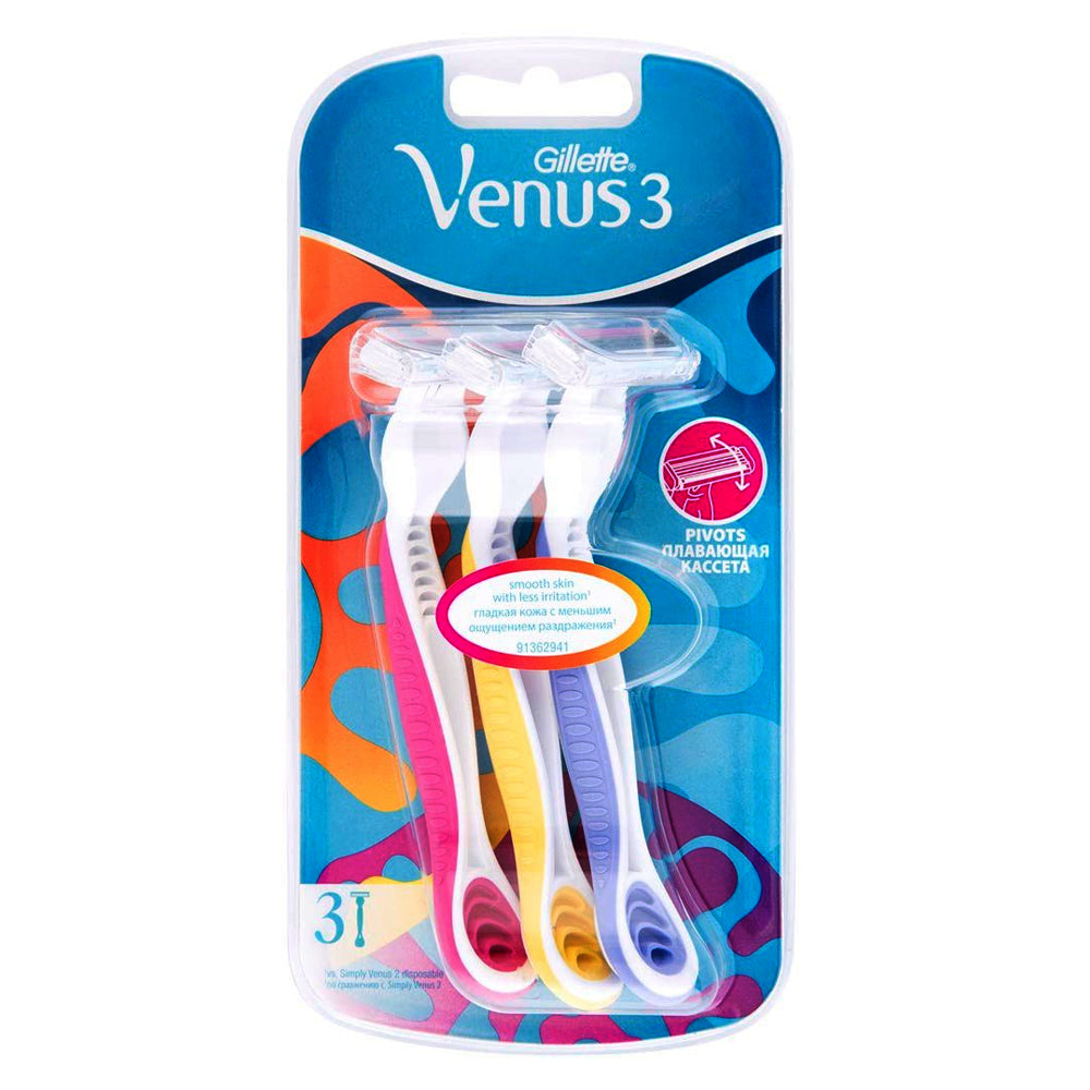 Buy Gillette Venus 3 Disposable Razors 3 Pack Online