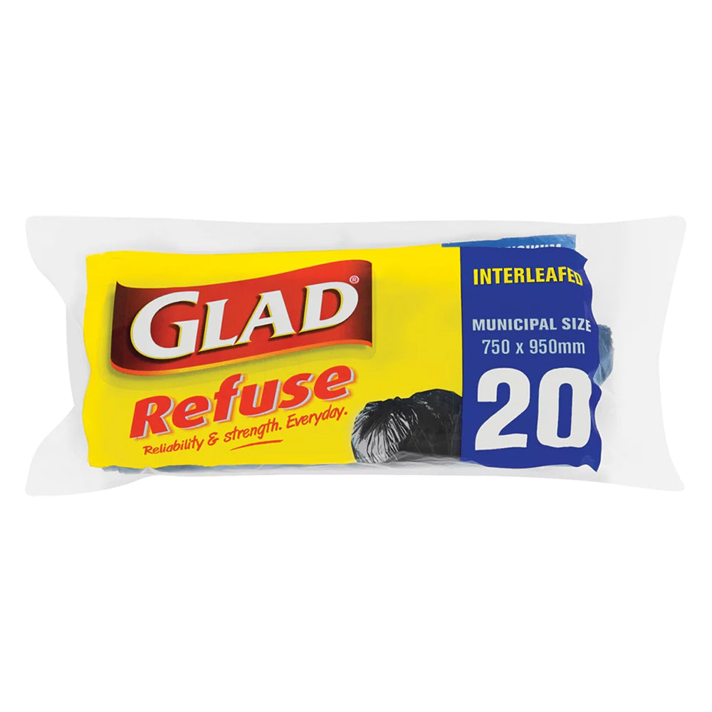 Buy Glad Black Refuse Bags 20s Online