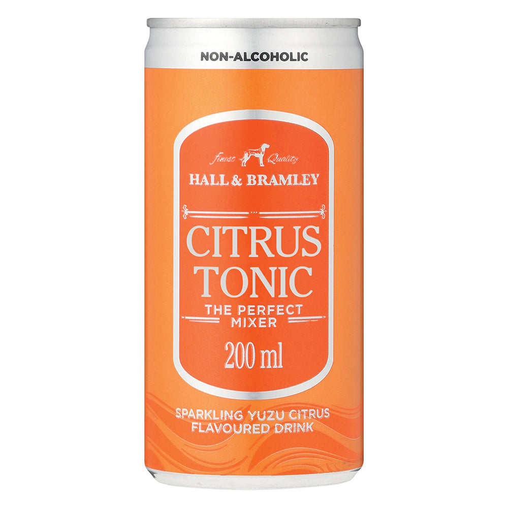 Buy Hall & Bramley Citrus Tonic 200ml Can 6 Pack Online