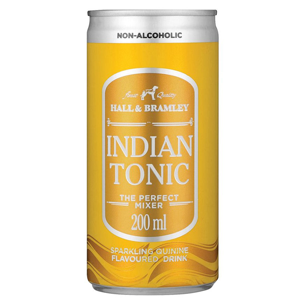 Buy Hall & Bramley Indian Tonic Water 200ml Can 6 Pack Online