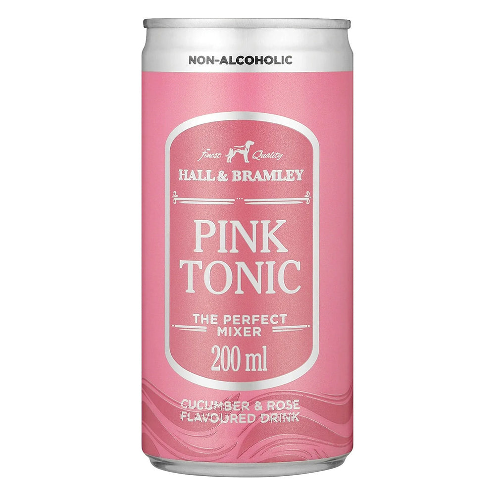Buy Hall & Bramley Pink Tonic 200ml Can 6 Pack Online