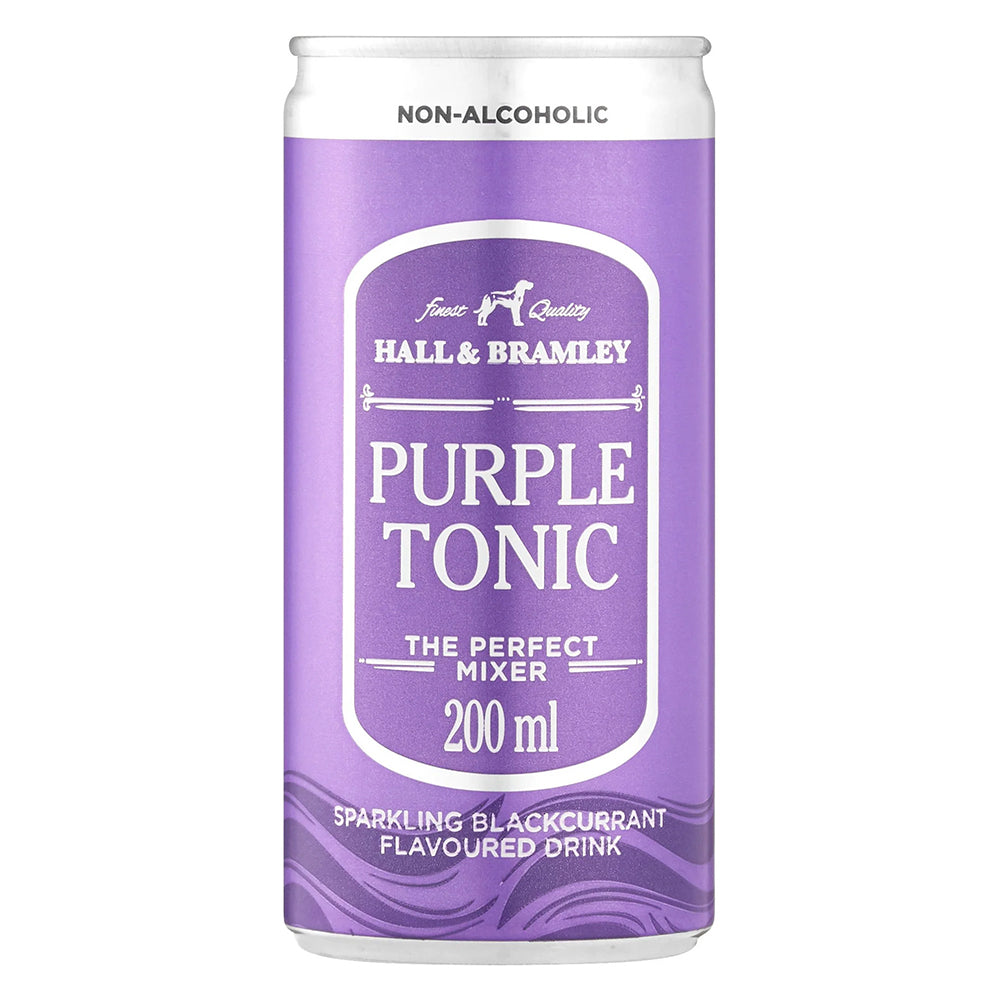 Hall & Bramley Purple Tonic 200ml Can 6 Pack