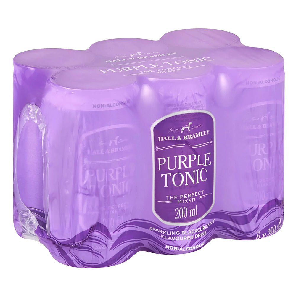 Buy Hall & Bramley Purple Tonic 200ml Can 6 Pack Online