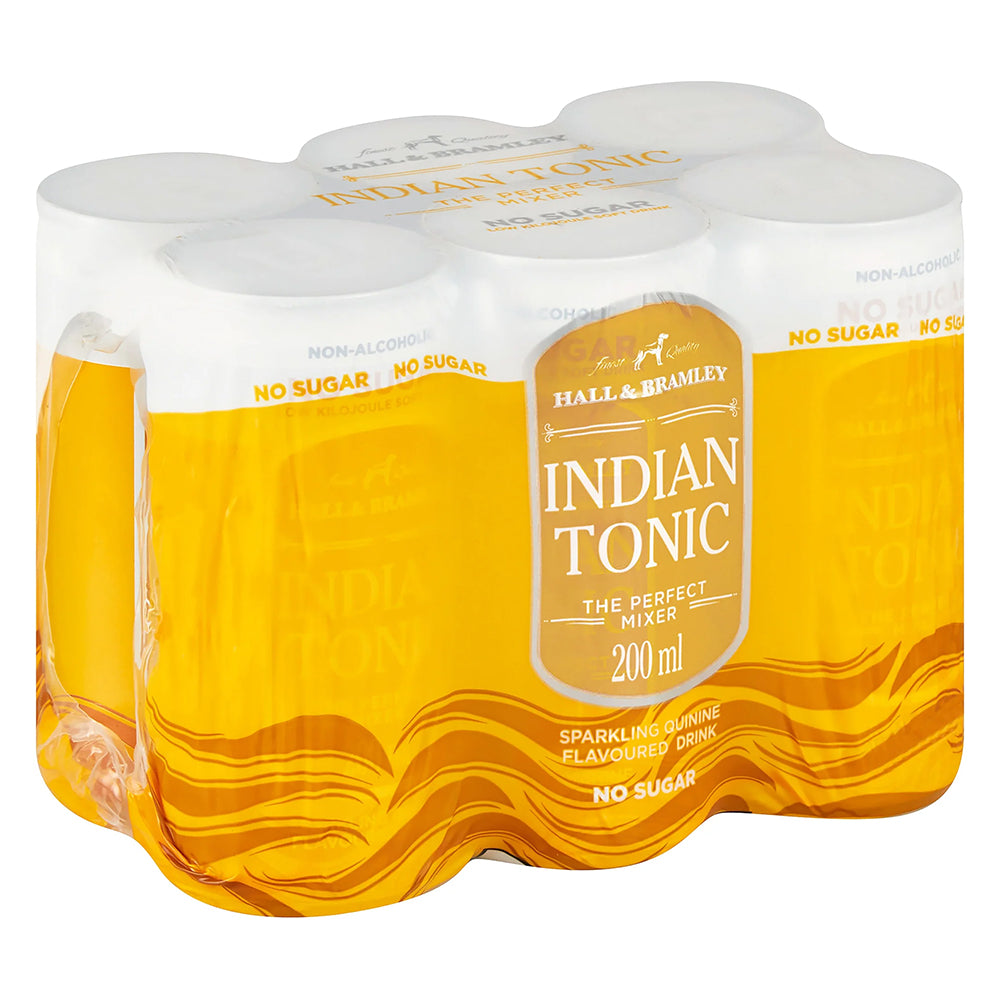 Buy Hall & Bramley Sugar Free Indian Tonic 200ml 6 Pack Online