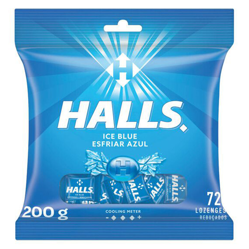 Buy Halls Ice Blue Lozenges 72s Online