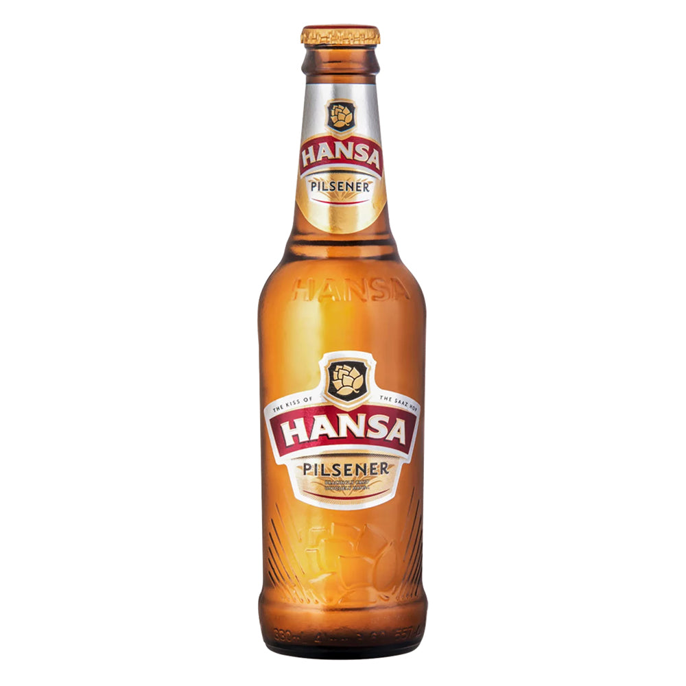 Hansa Pilsner Beer Bottle 330ml 6 Pack