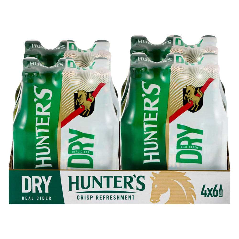 Buy Hunters Dry 330ml Bottle - Case Online