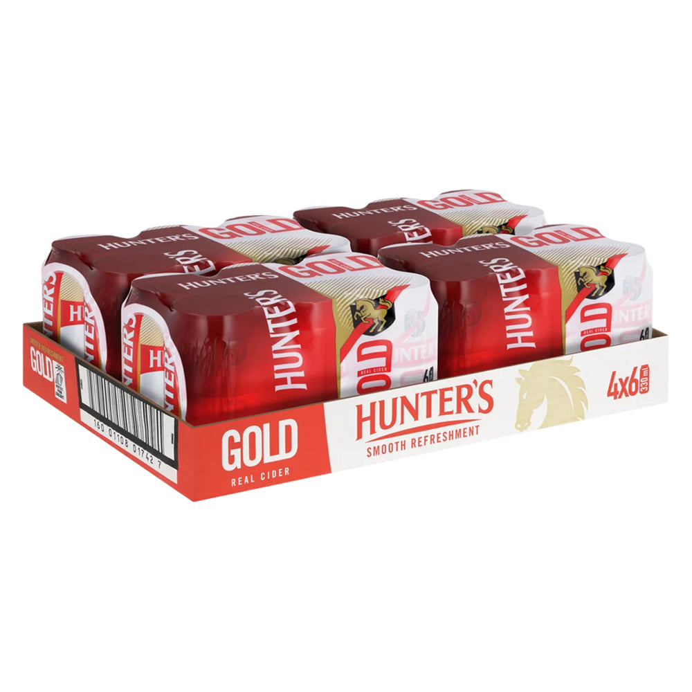 Buy Hunters Gold 330ml Can - Case Online