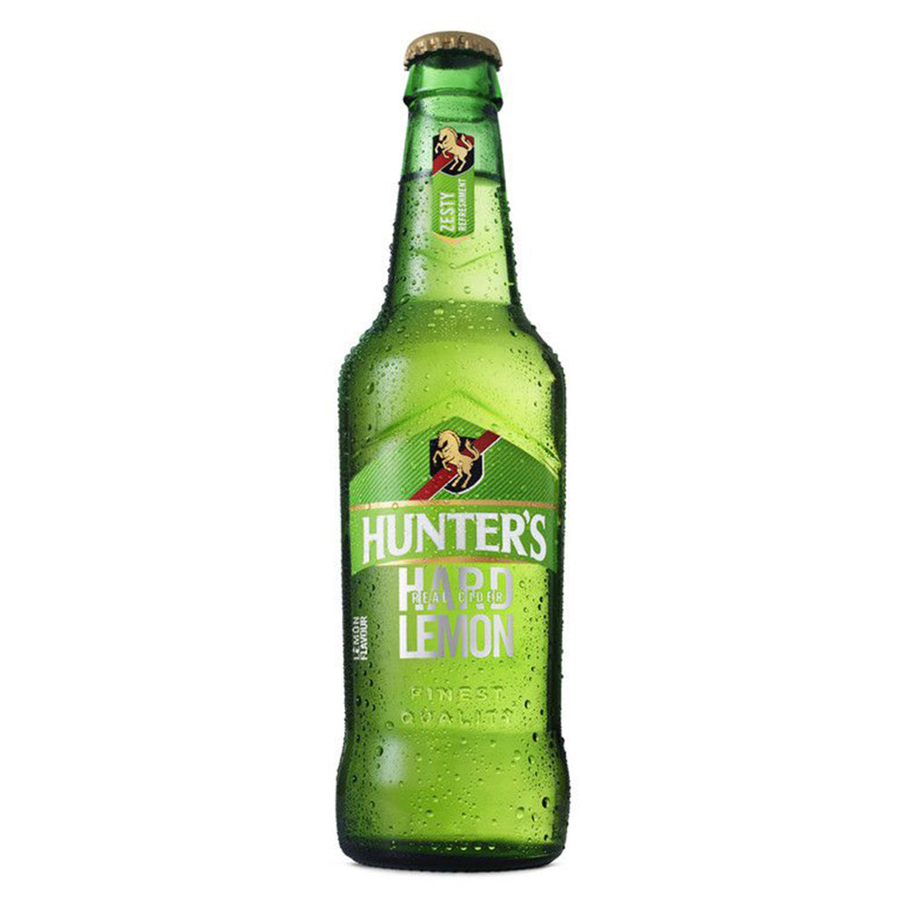 Buy Hunters Hard Lemon 330ml Bottle 6 Pack Online