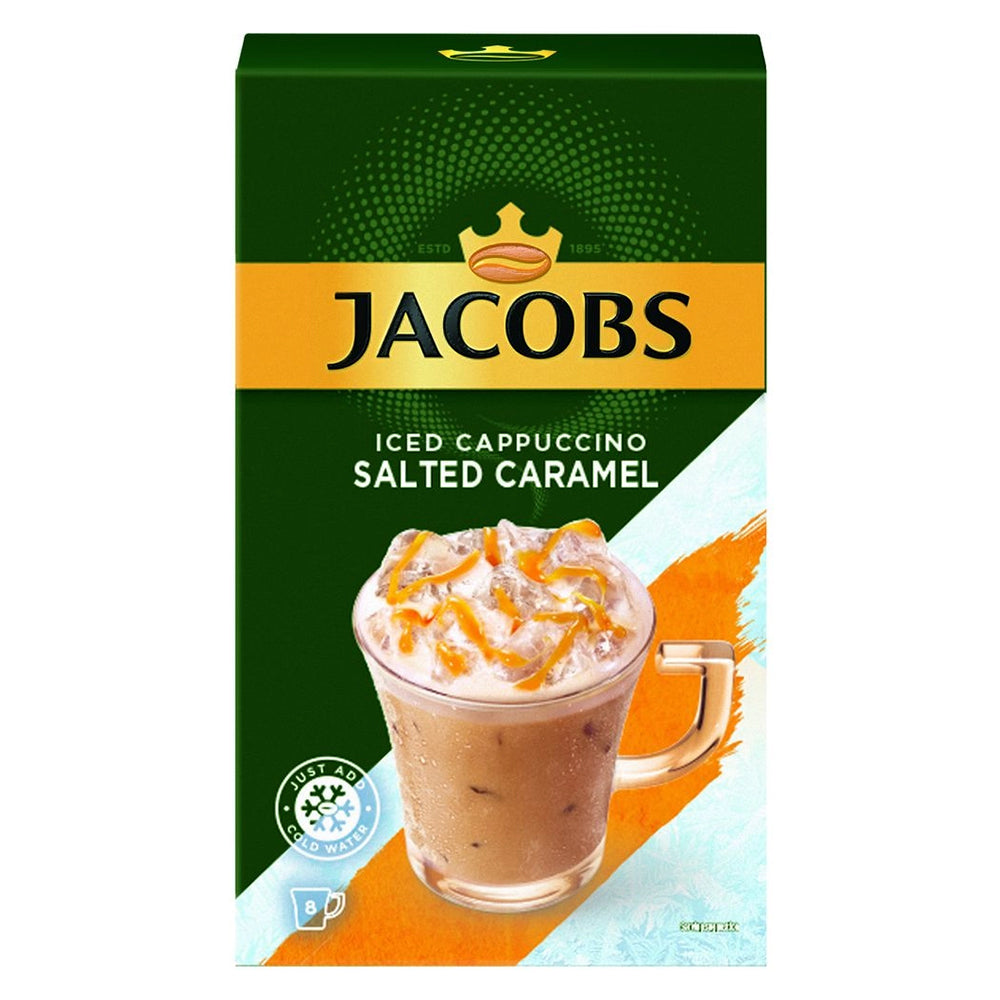 Buy Jacobs Iced Coffee Cappuccino - Salted Caramel Pack of 8 Online