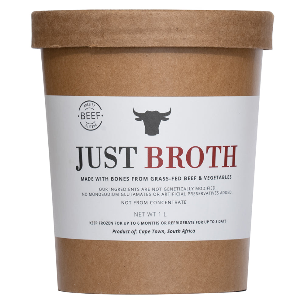 Buy Just Broth - Beef Flavoured Broth 1L Online