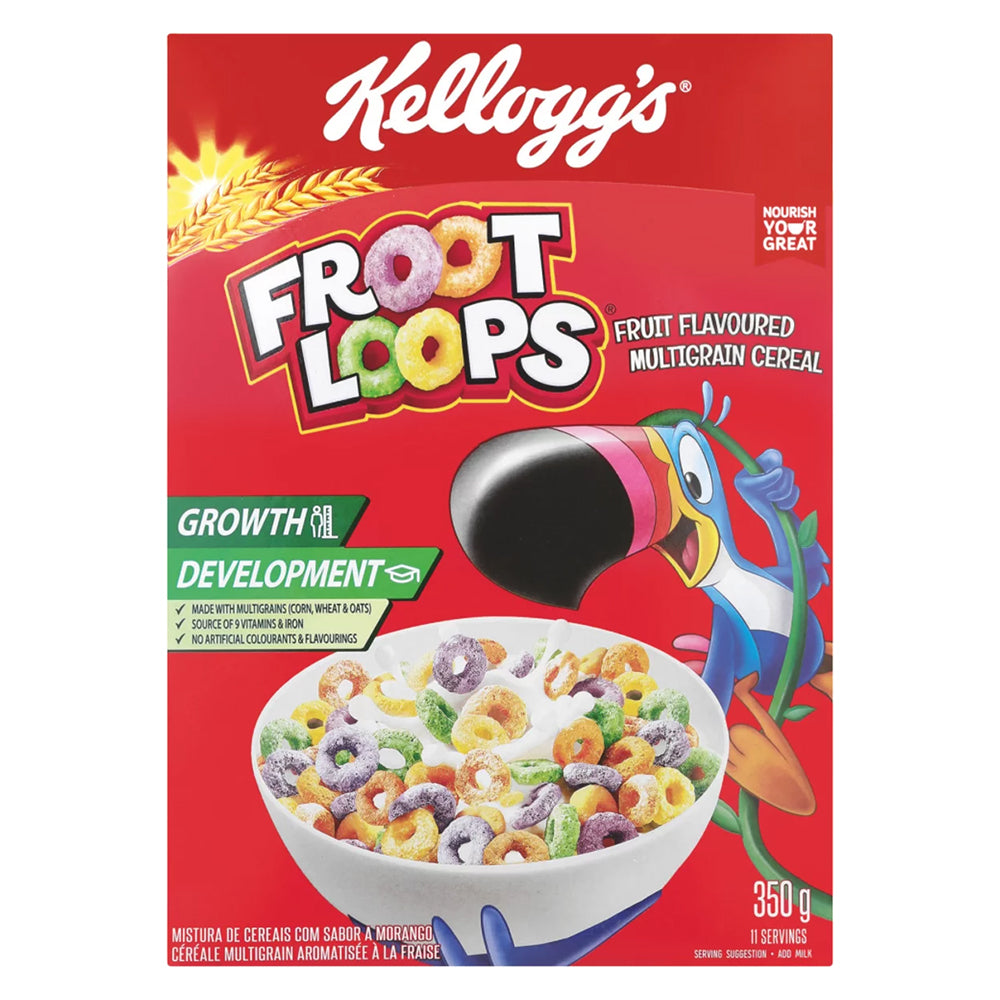 Buy Kelloggs Froot Loops 350g Online