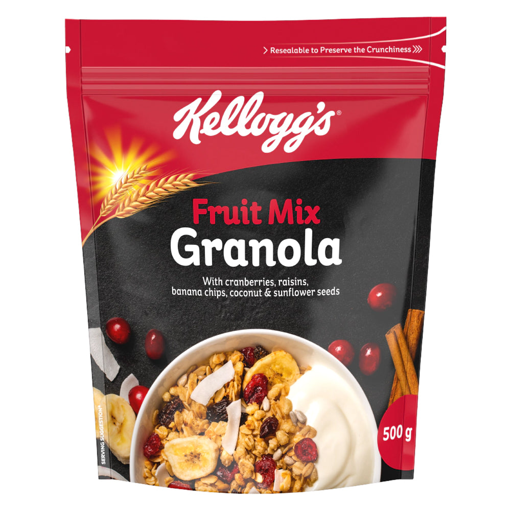 Buy Kelloggs Granola Fruit Mix 500g Online