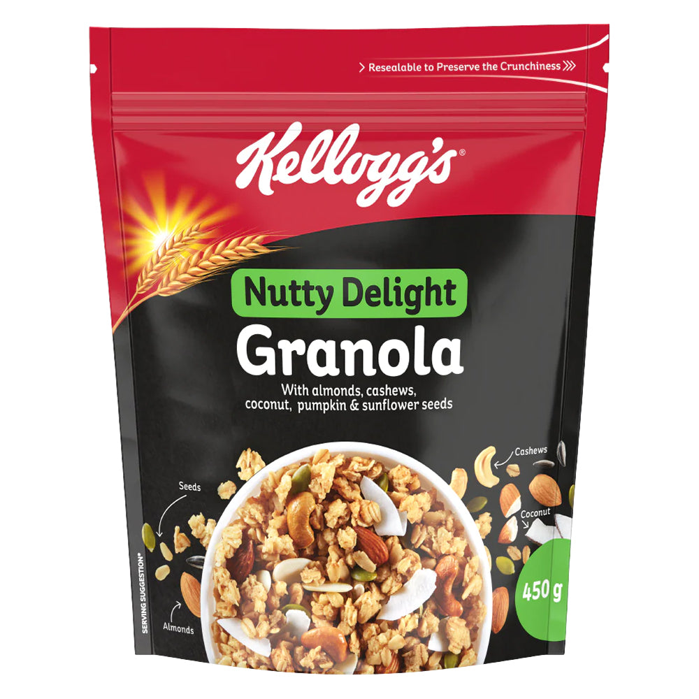 Buy Kelloggs Granola Nutty Delight 450g Online