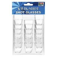Buy Kwik Shot Clear Shot Glasses 20 Pack Online