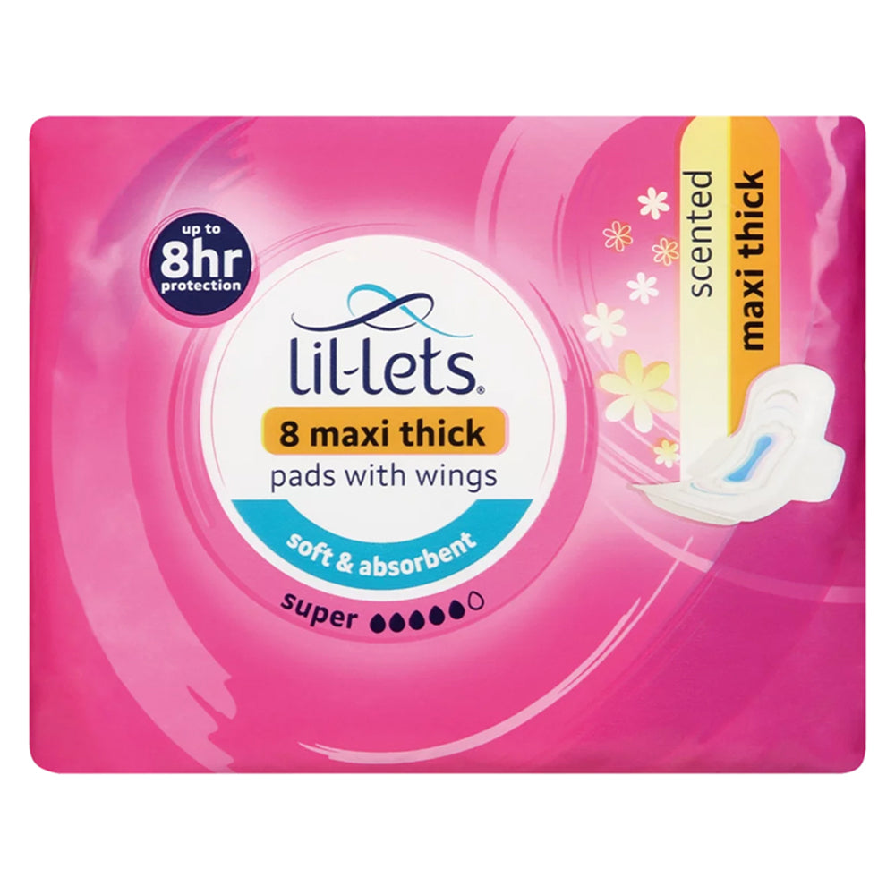 Buy Lil-Lets Maxi Thick Pads Super Scented 8 Online