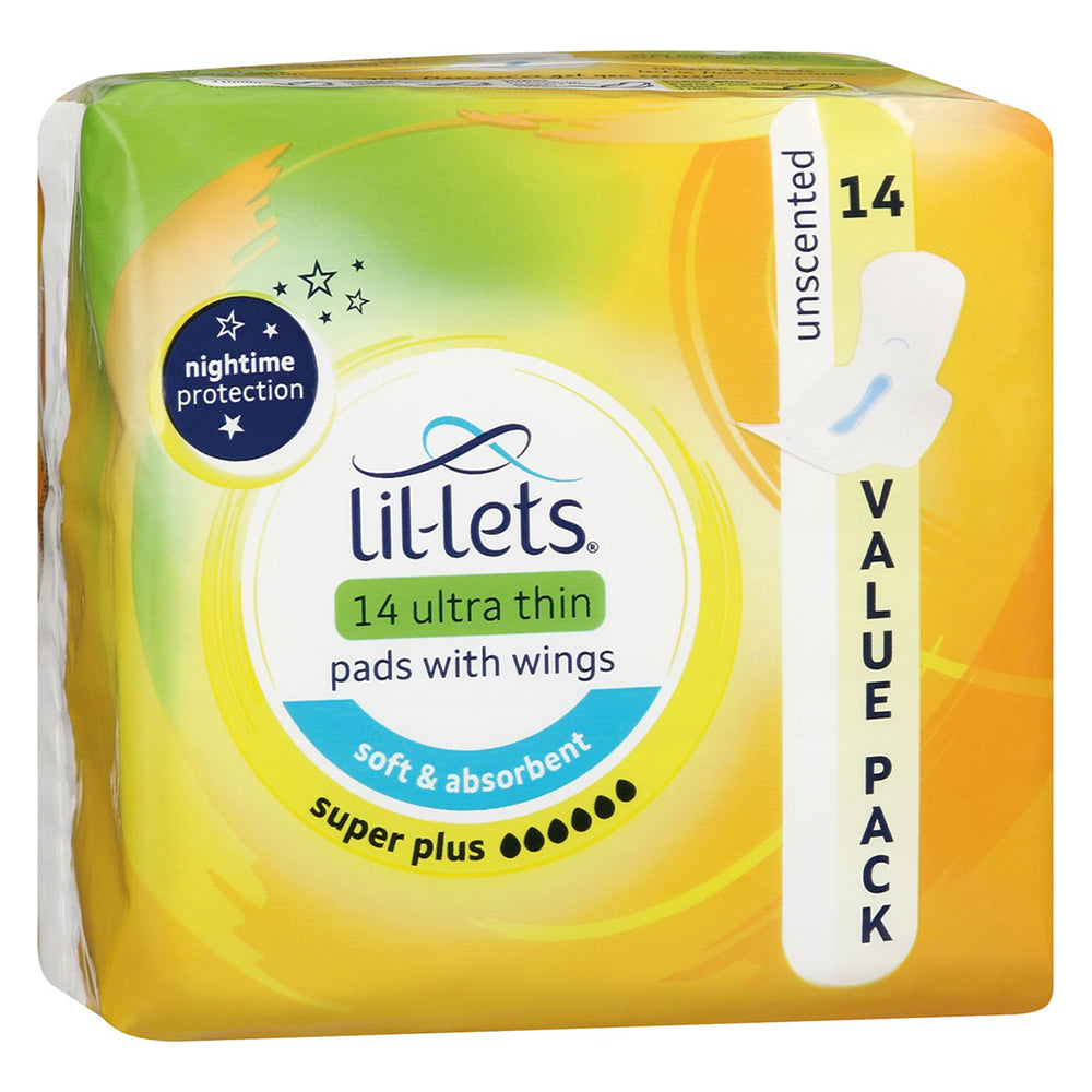 buy lil lets ultra thin pads super plus unscented 20