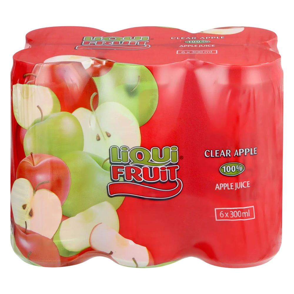 Buy Liqui Fruit Clear Apple 300ml Can 6 Pack Online