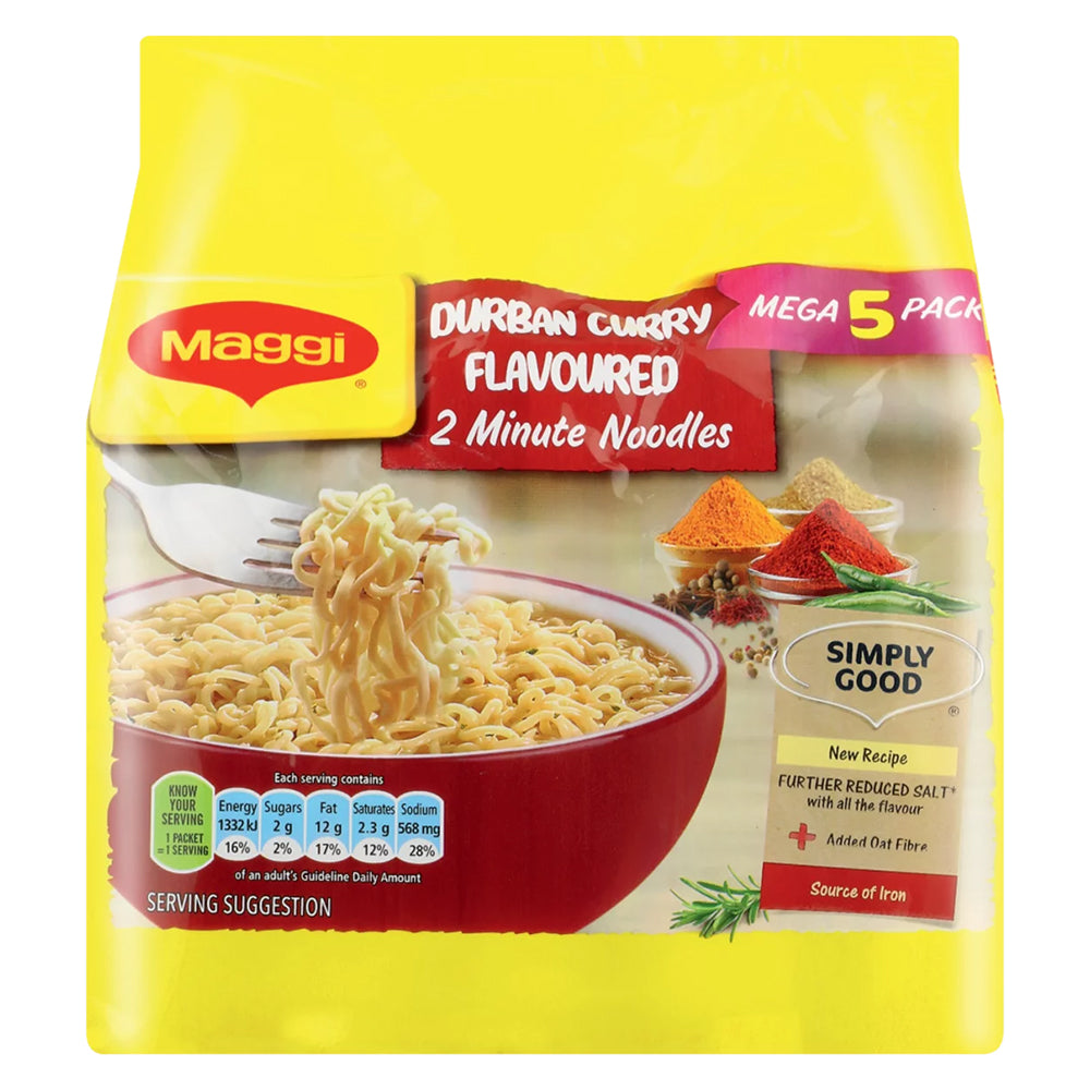 Buy Maggi 2 Min Noodles Durban Curry Mega Pack Online