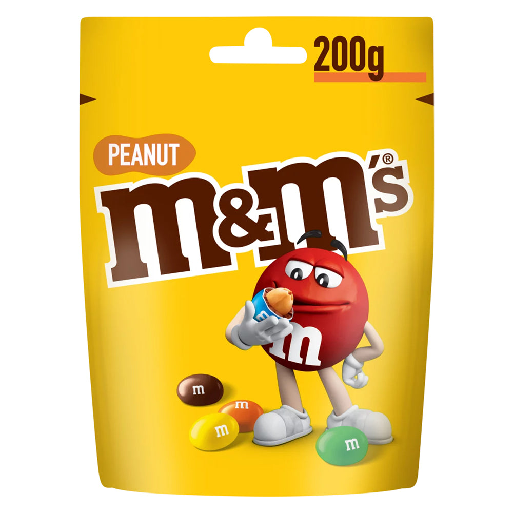 Buy M&M's Chocolate Coated Peanuts Large 200g Online