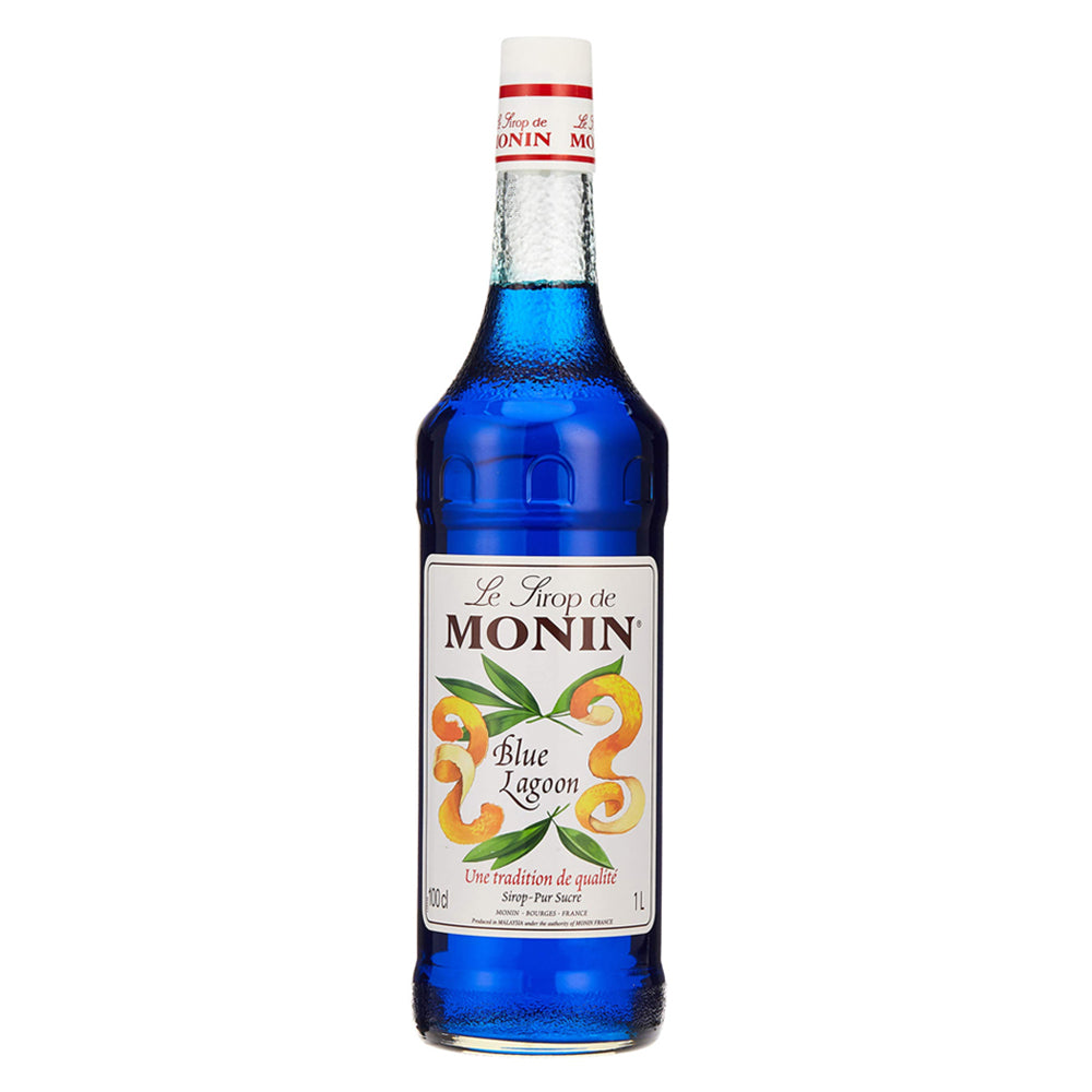 Buy Monin Blue Lagoon Blue Curacao 1L Online