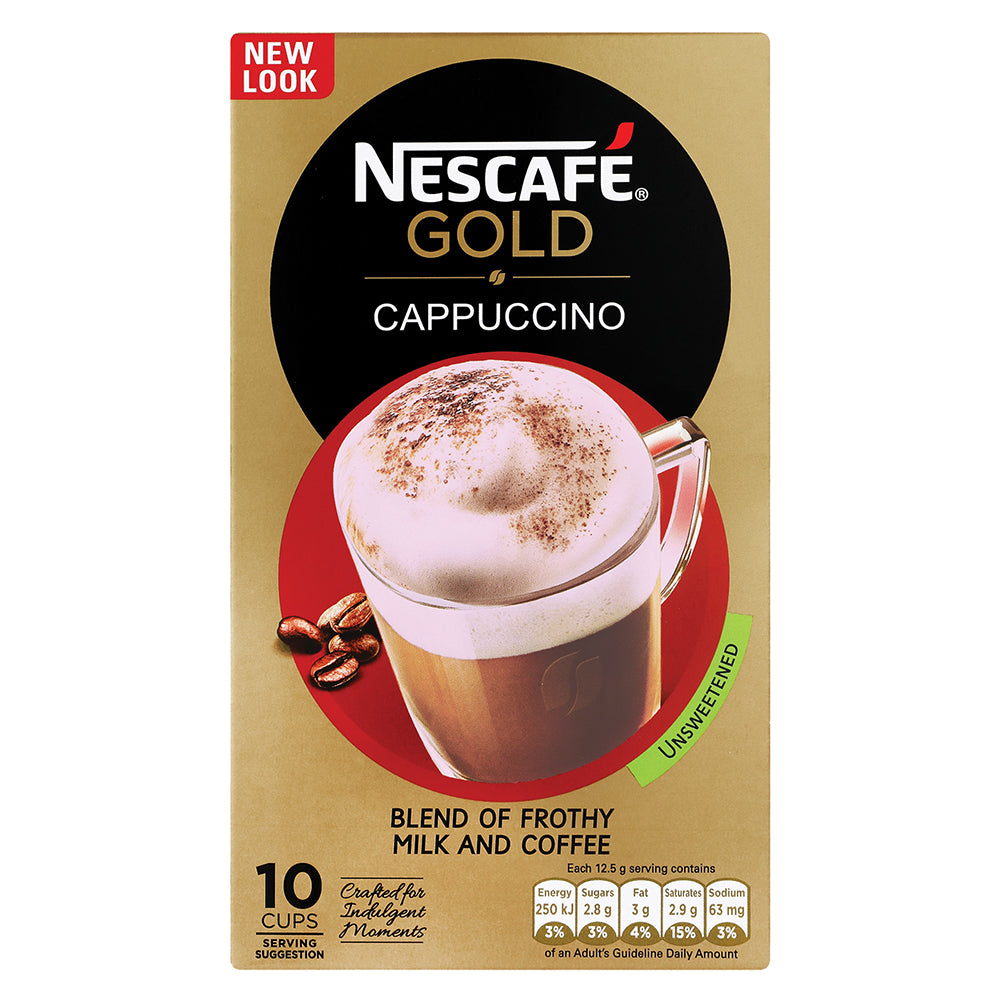 Nescafe Cappuccino Unsweetened Sachets