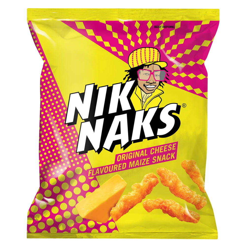 Buy Nik Naks Large Cheese 135g Online