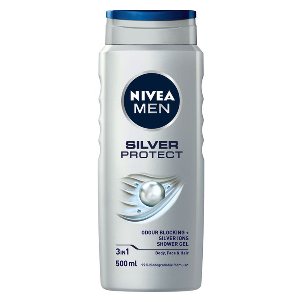 Buy Nivea Men Silver Protect Shower Gel 500ml Online