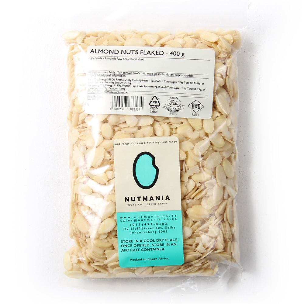 Buy Nutmania Almond Nuts Flaked - 400g Online