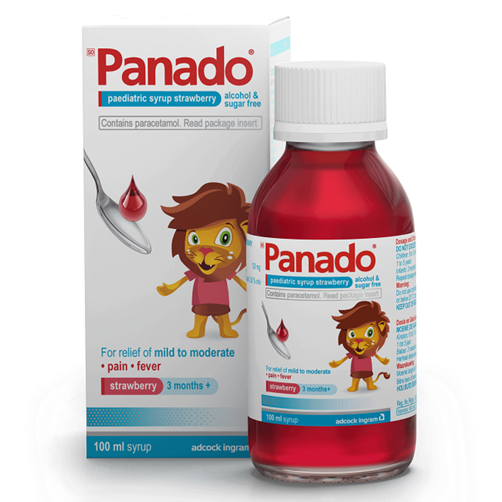 Buy Panado Syrup Strawberry 100ml Online